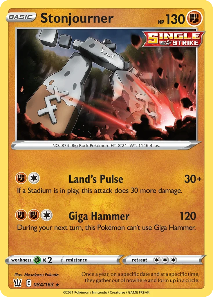 084/163 from Battle Styles Rare Pokemon Card
