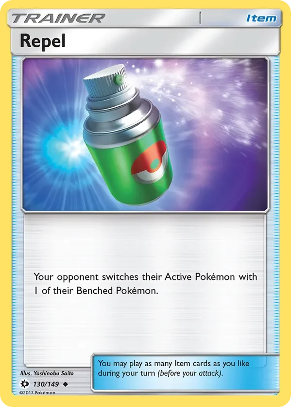 130/149 from Sun & Moon Base Uncommon Trainer Card