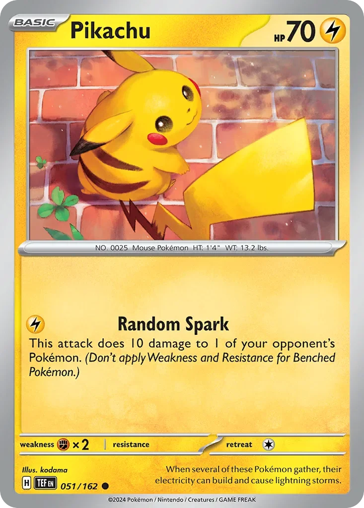 051/162 from Temporal Forces Card List Common Pokemon Card