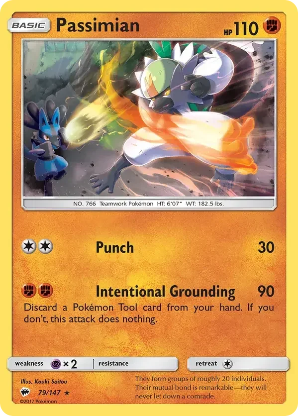 079/147 from Burning Shadows Rare Pokemon Card