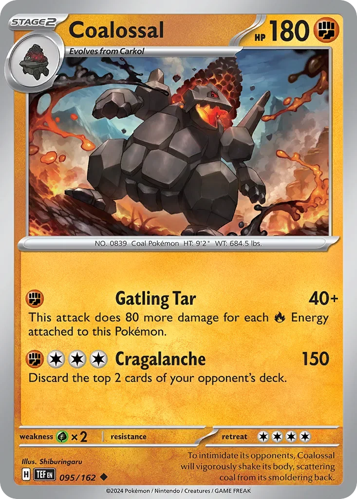 095/162 from Temporal Forces Uncommon Pokemon Card