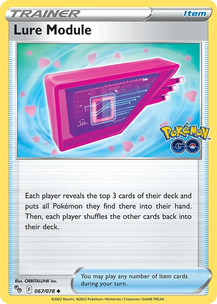 067/078 from Pokemon GO Uncommon Trainer Card