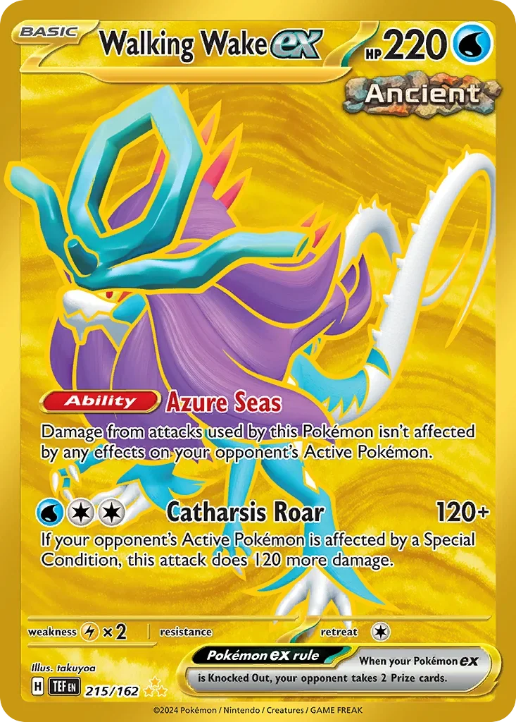 215/162 from Temporal Forces Hyper Rare Pokemon Card