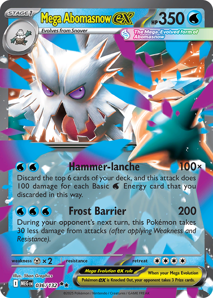 036/132 from Mega Evolution double-rare