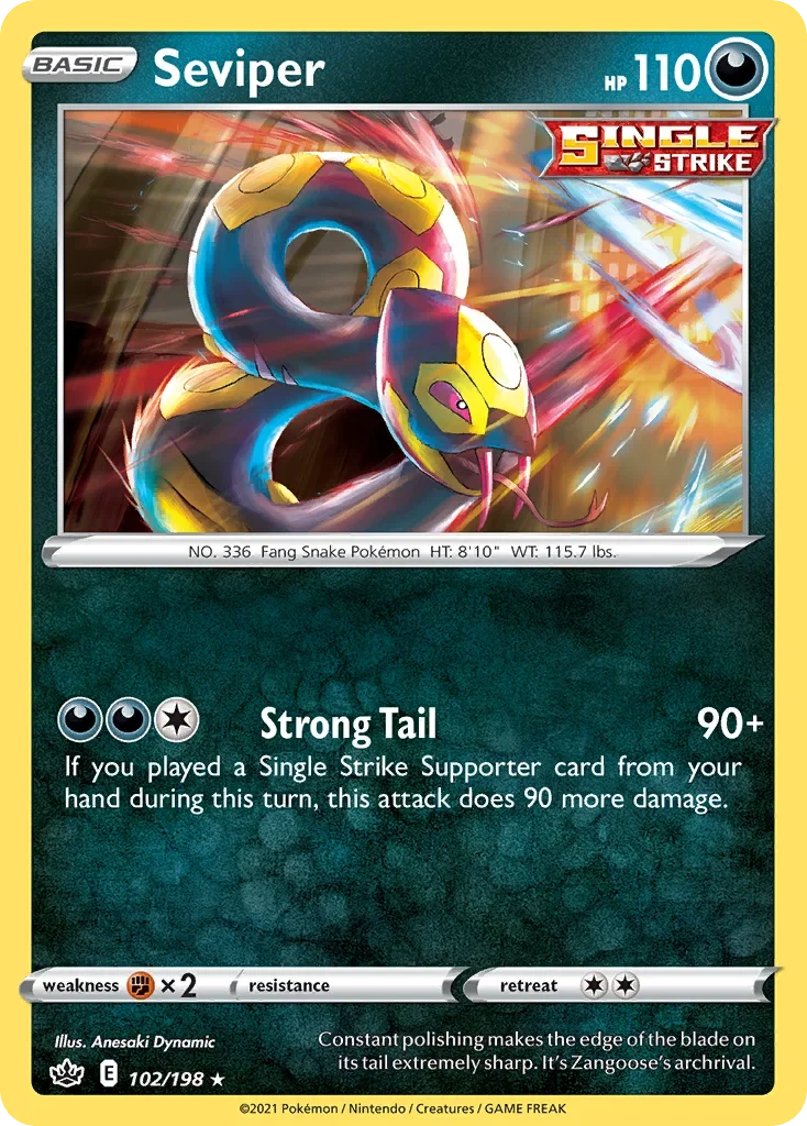 102/198 from Chilling Reign Rare Pokemon Card