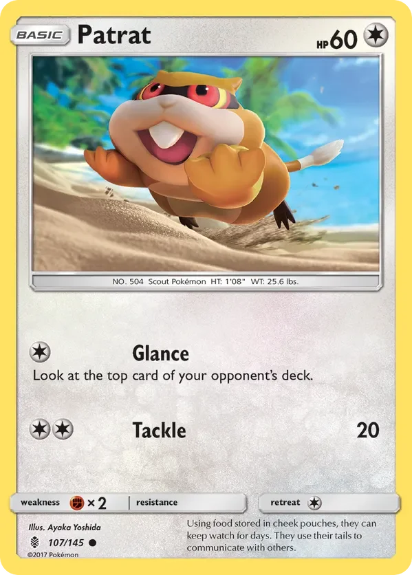 107/145 from Guardians Rising Common Pokemon Card