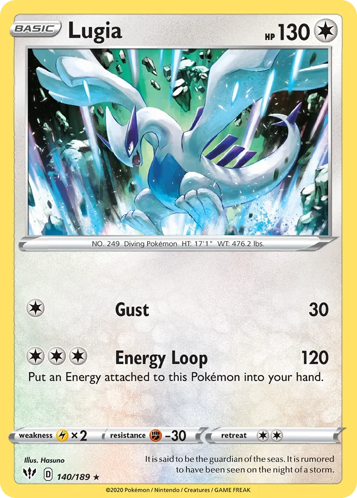 140/189 from Darkness Ablaze Rare Pokemon Card