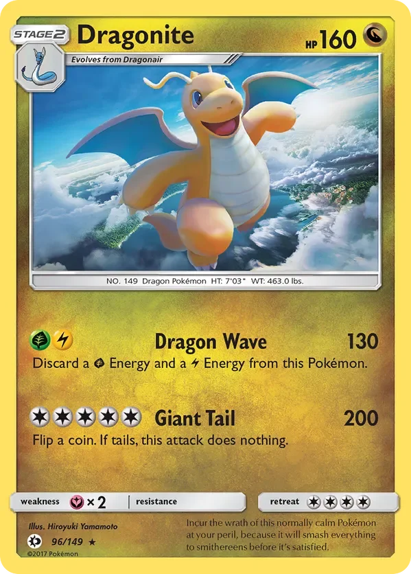 96/149 from Sun & Moon Base Holo Rare Pokemon Card