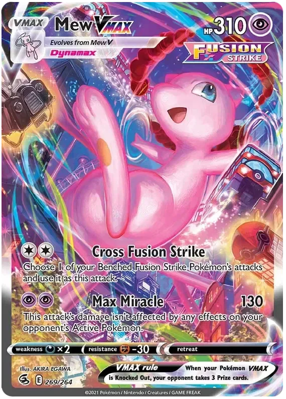 269/264 from Fusion Strike Alternate Art Secret Rare Pokemon Card