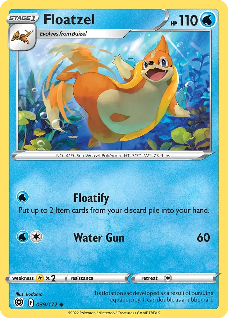 039/172 from Brilliant Stars Uncommon Pokemon Card