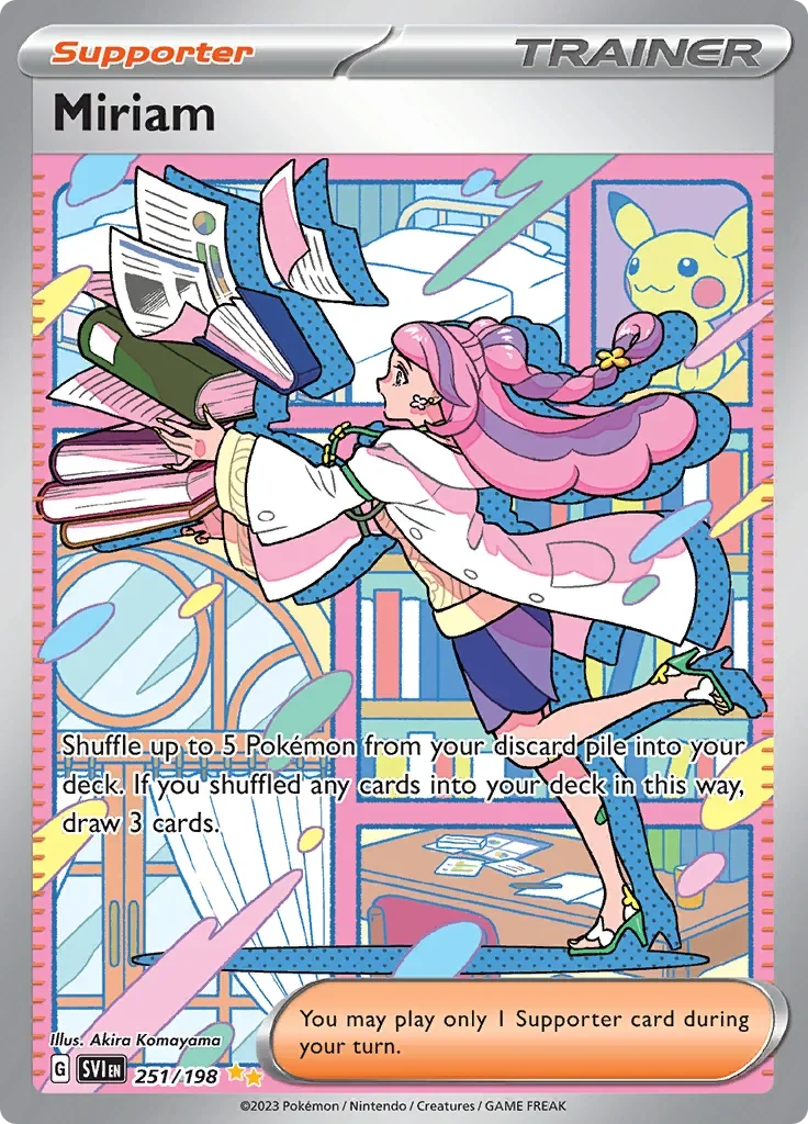 251/198 from Scarlet & Violet Special Illustration Rare Pokemon Card