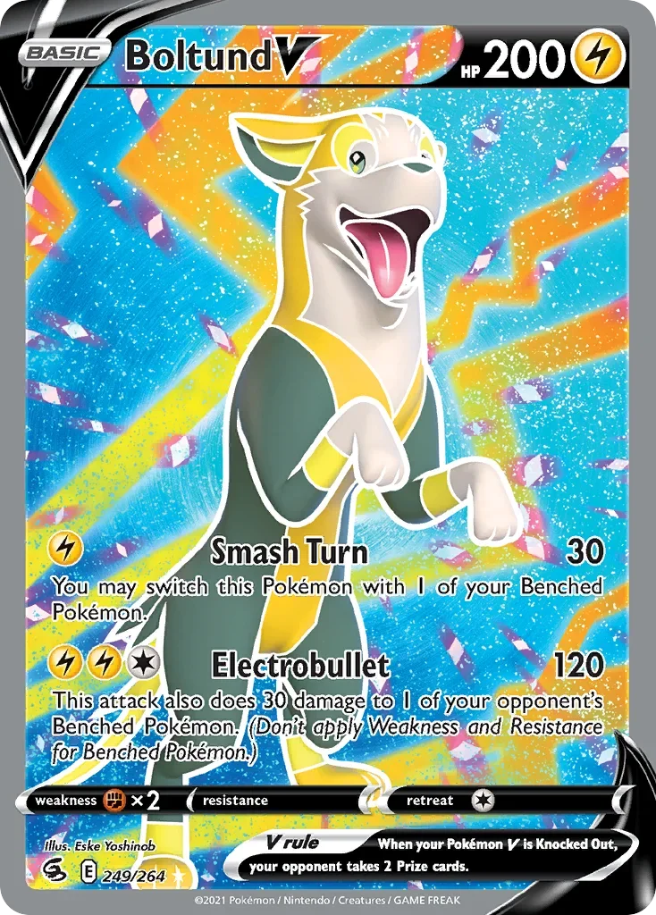 249/264 from Fusion Strike Full Art Pokemon Card