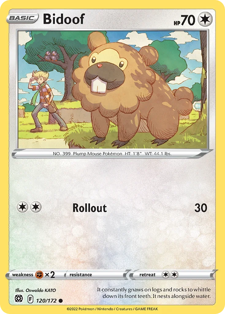 120/172 from Brilliant Stars Common Pokemon Card