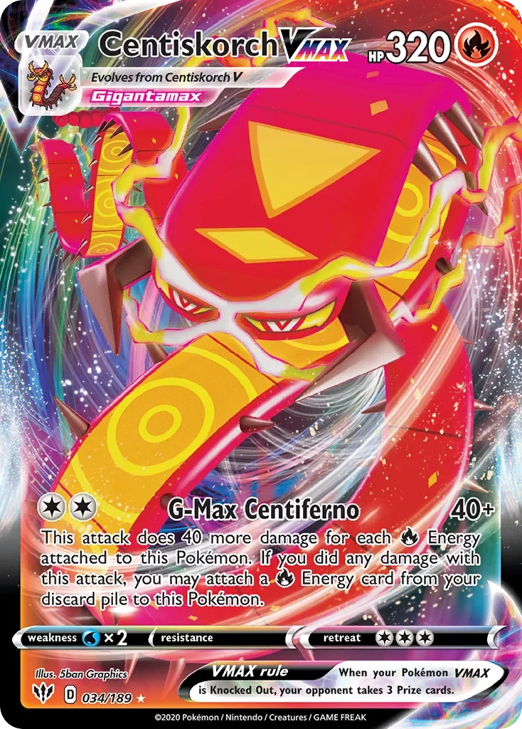 034/189 from Darkness Ablaze Ultra Rare Pokemon Card