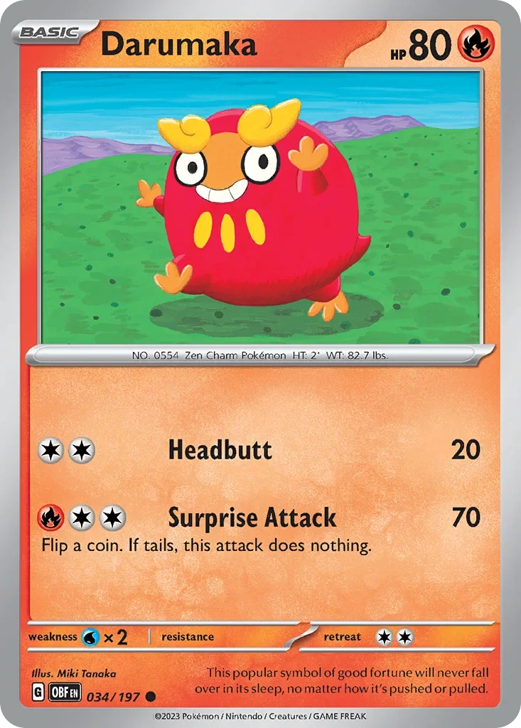 034/197 from Obsidian Flames Common Pokemon Card