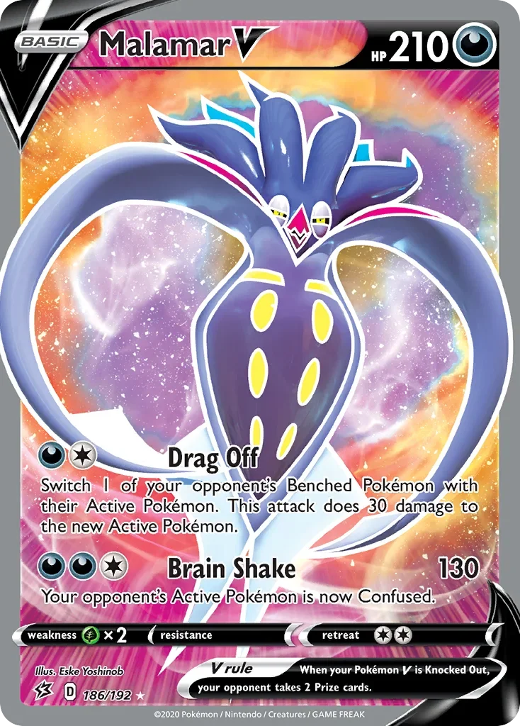186/192 from Rebel Clash Full Art Pokemon Card