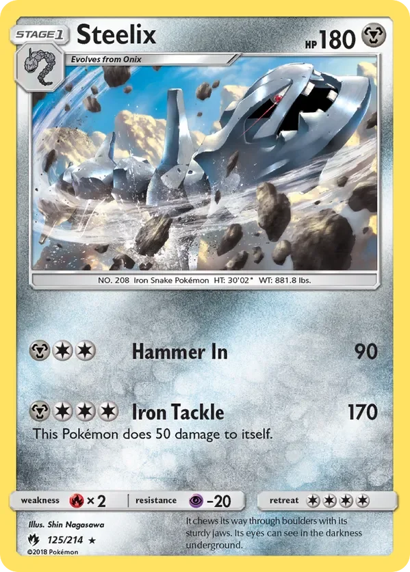 125/214 from Lost Thunder Rare Pokemon Card
