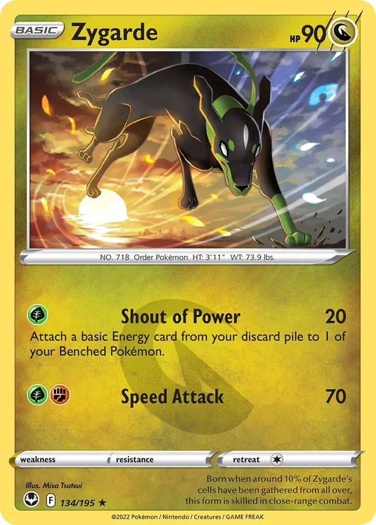 134/195 from Silver Tempest Rare Pokemon Card