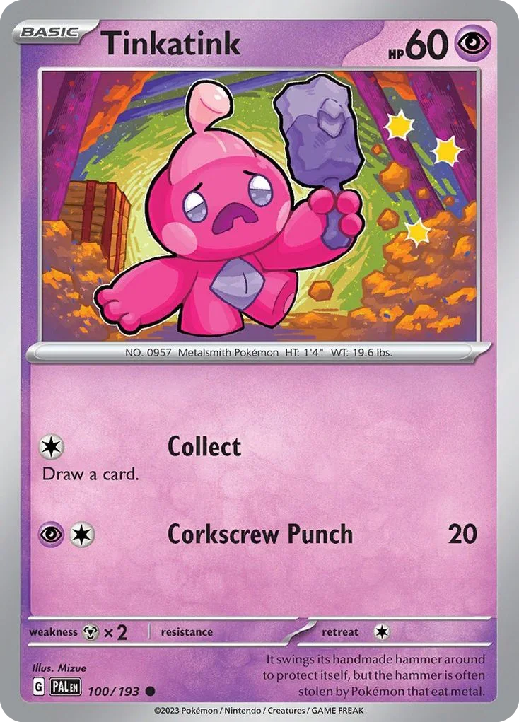 100/193 from Paldea Evolved Common Pokemon Card