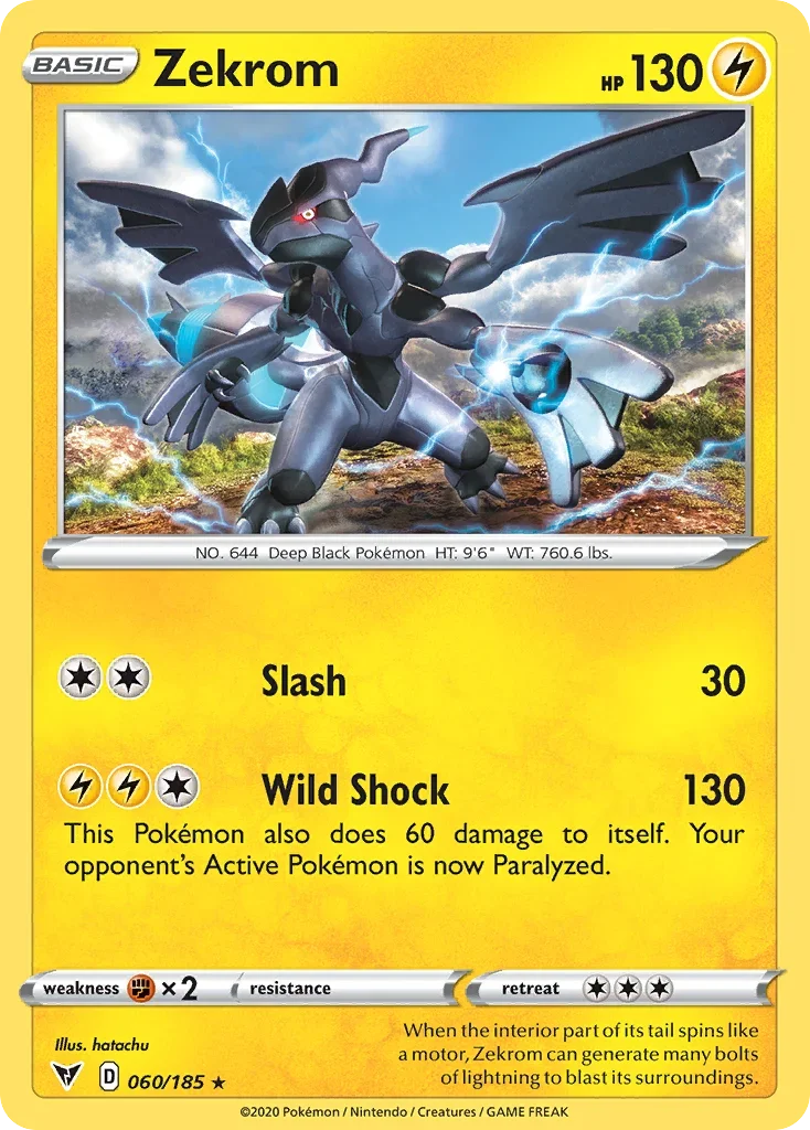 060/185 from Vivid Voltage Holo Rare Pokemon Card
