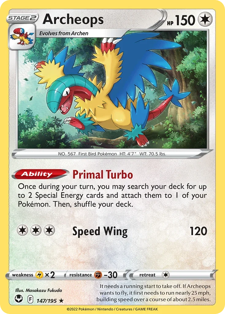 147/195 from Silver Tempest Holo Rare Pokemon Card