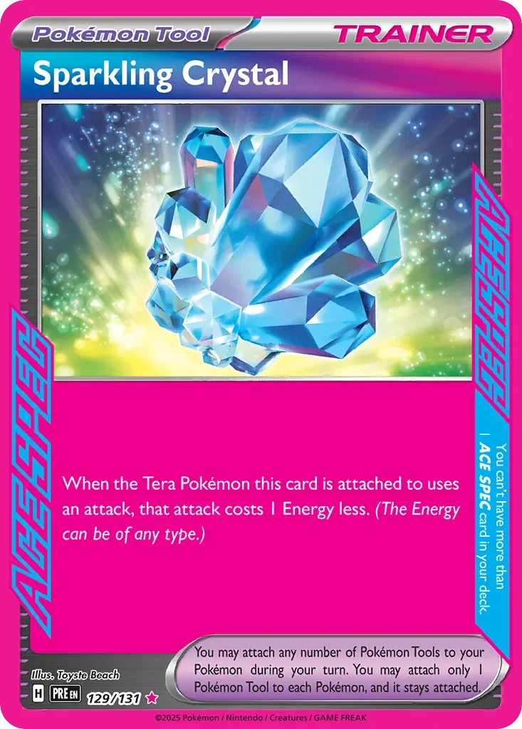 129/131 from Prismatic Evolutions Card List ACE SPEC Rare Pokemon Card