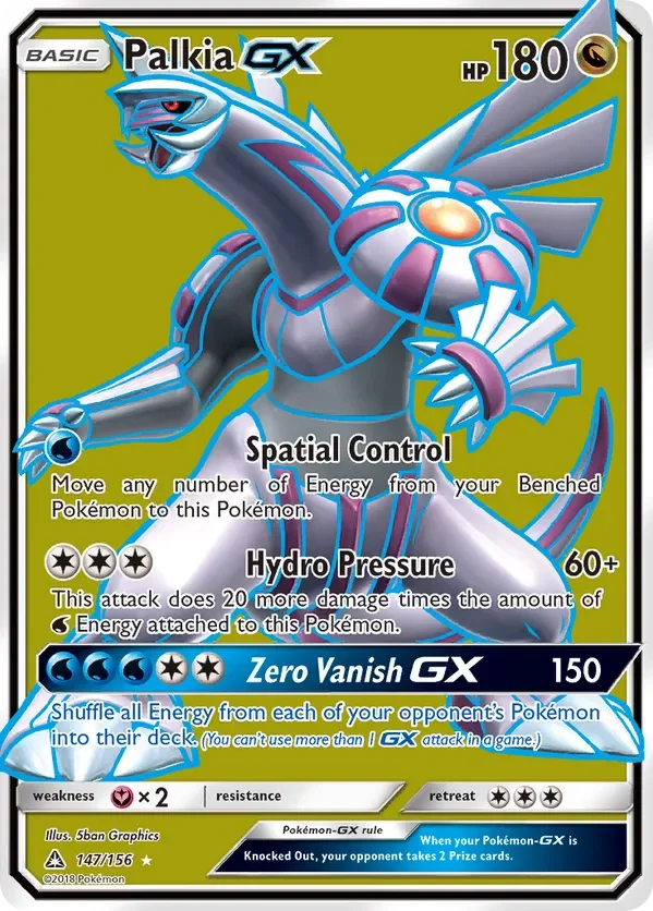 147/156 from Ultra Prism Full Art Pokemon Card