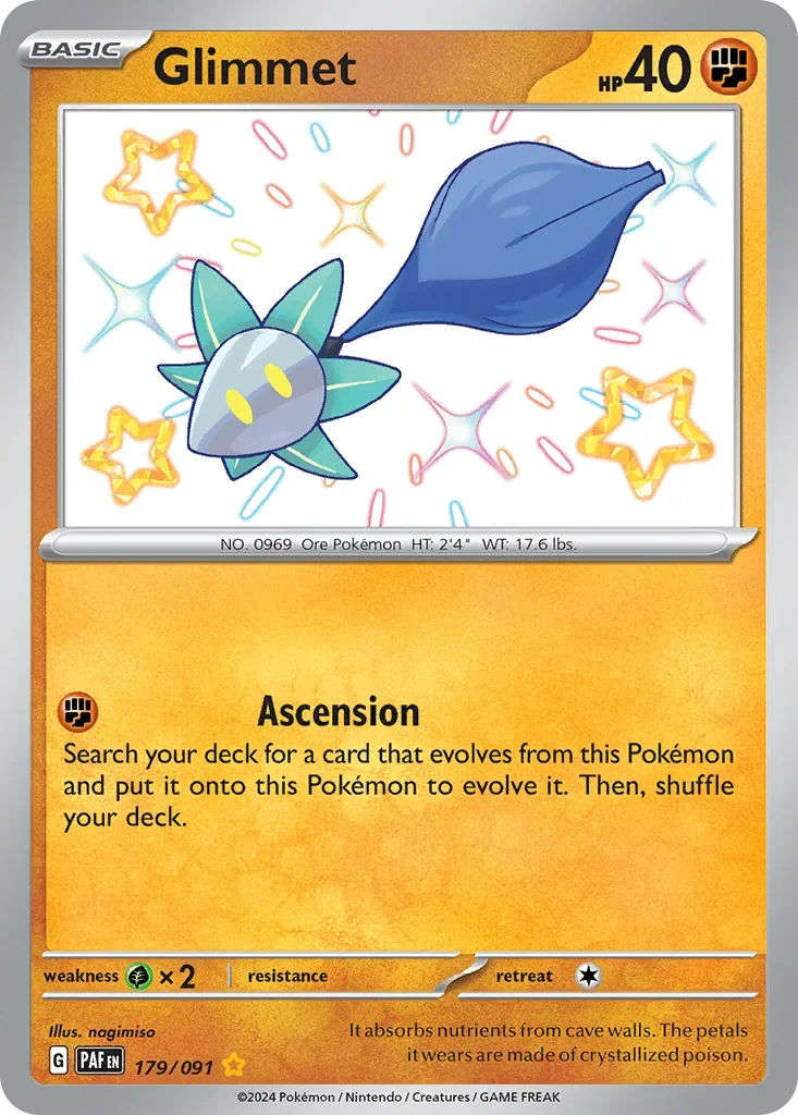 179/091 from Paldean Fates Shiny Rare Pokemon Card