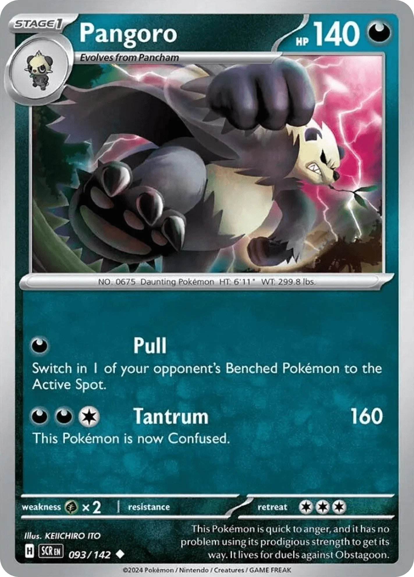 093/142 from Stellar Crown Card List Uncommon Pokemon Card