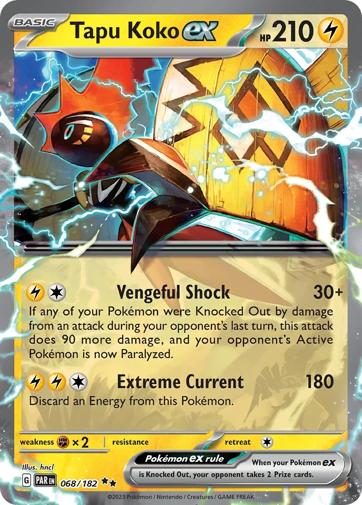 068/182 from Paradox Rift Double Rare Pokemon Card