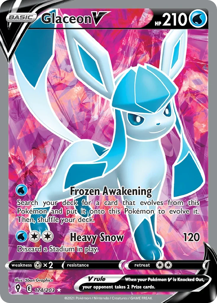 174/203 from Evolving Skies Full Art Pokemon Card