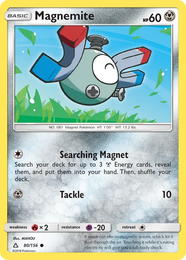 80/156 from Ultra Prism Common Pokemon Card
