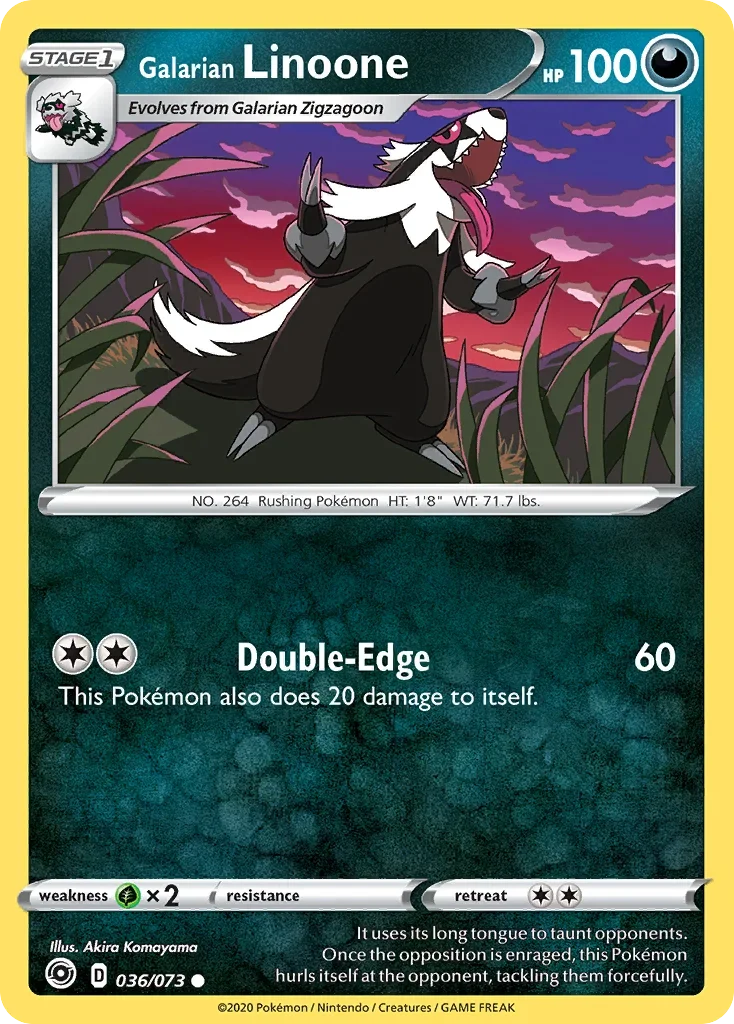 36/73 from Champion's Path Common Pokemon Card