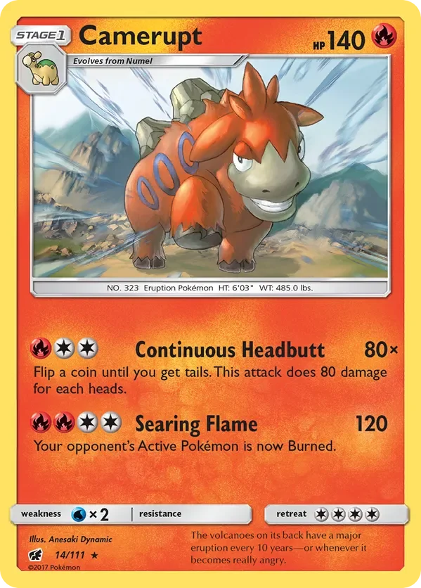 14/111 from Crimson Invasion Rare Pokemon Card