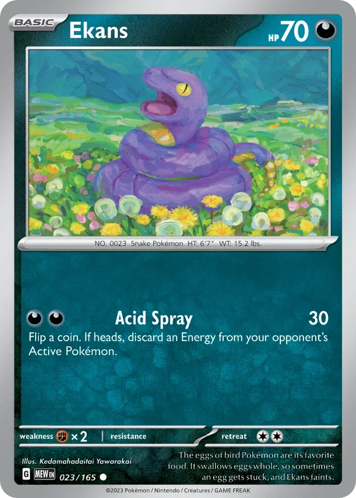 023/165 from 151 Common Pokemon Card