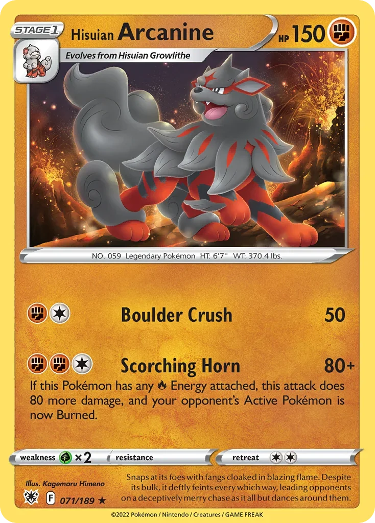 071/189 from Astral Radiance Rare Pokemon Card