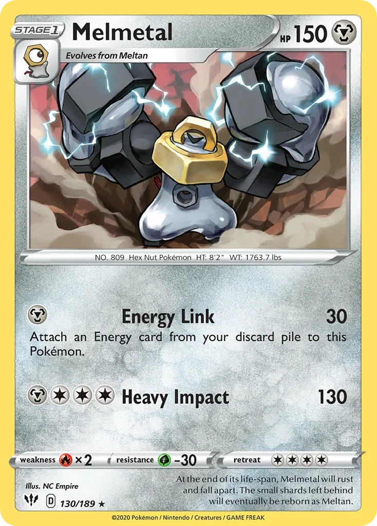 130/189 from Darkness Ablaze Rare Pokemon Card