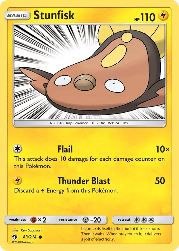 83/214 from Lost Thunder Common Pokemon Card