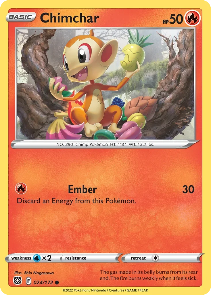 024/172 from Brilliant Stars Common Pokemon Card