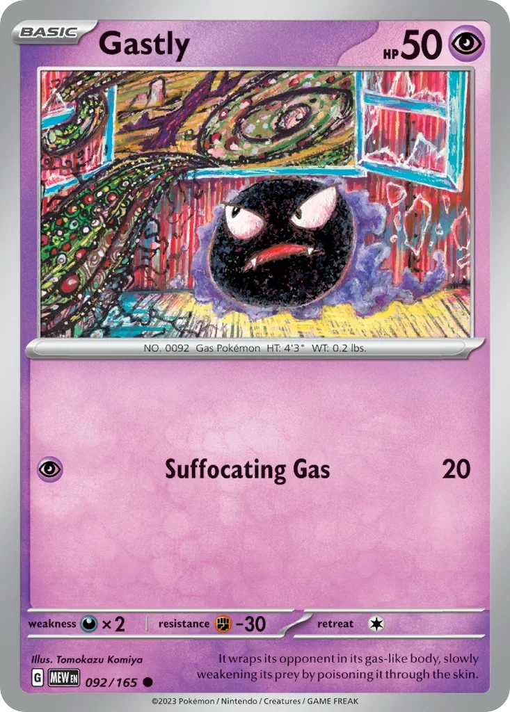 092/165 from 151 Common Pokemon Card