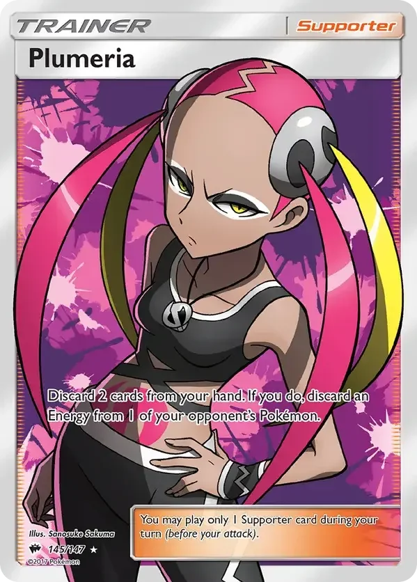 145/147 from Burning Shadows Full Art Trainer Card
