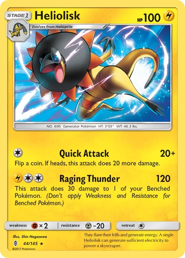 44/145 from Guardians Rising Rare Pokemon Card