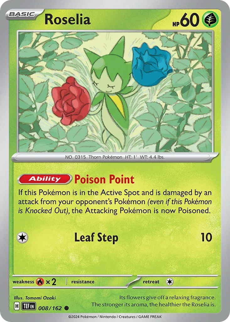 008/162 from Temporal Forces Card List Common Pokemon Card