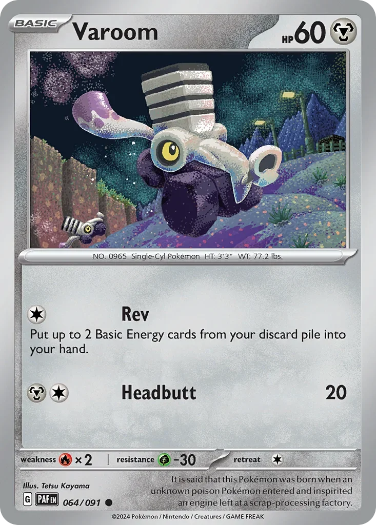 064/091 from Paldean Fates Common Pokemon Card