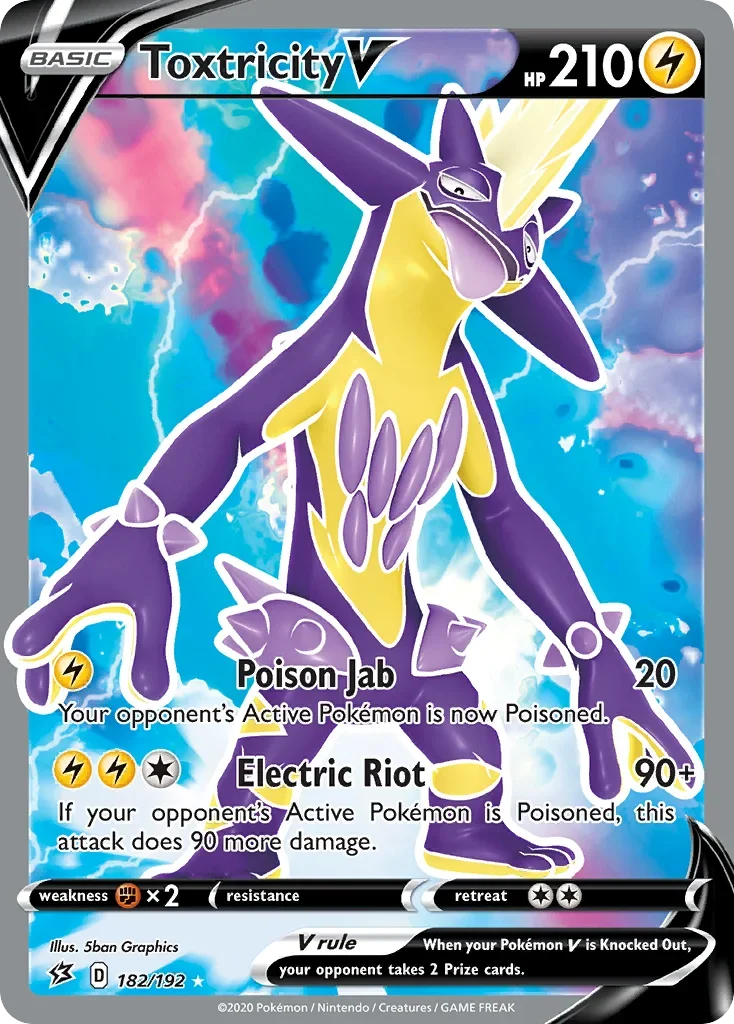 182/192 from Rebel Clash Full Art Pokemon Card