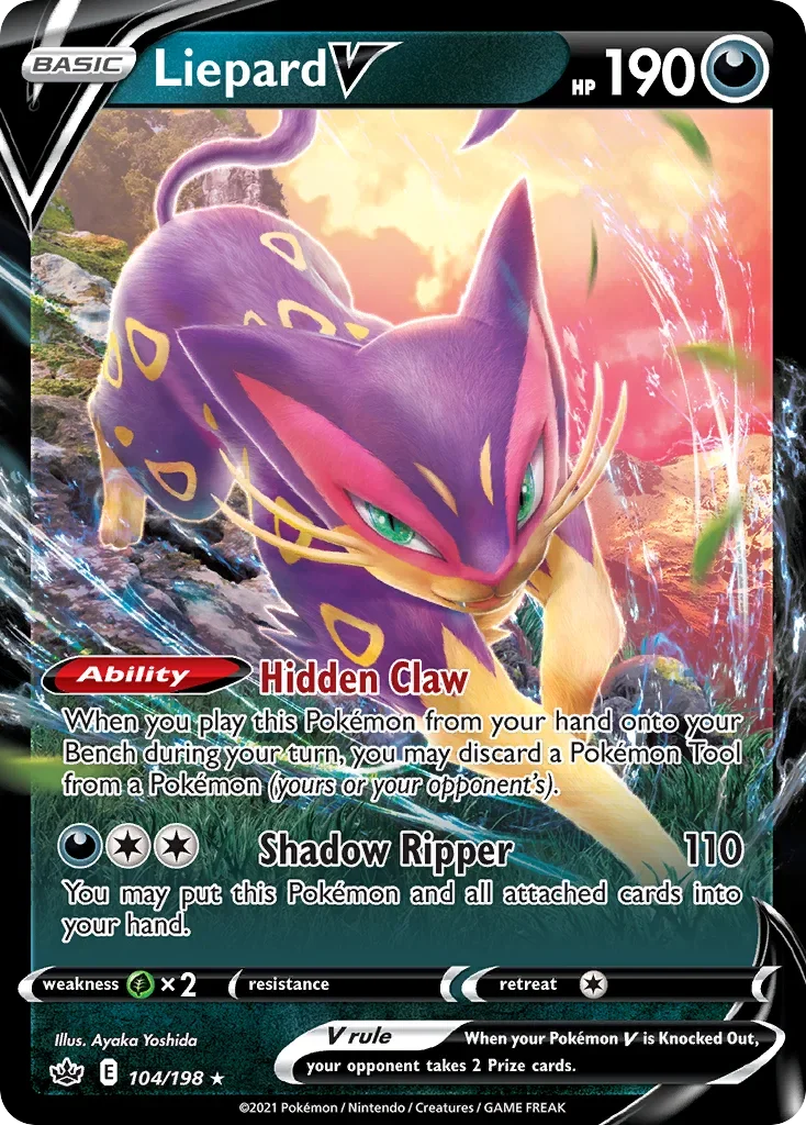 104/198 from Chilling Reign Ultra Rare Pokemon Card