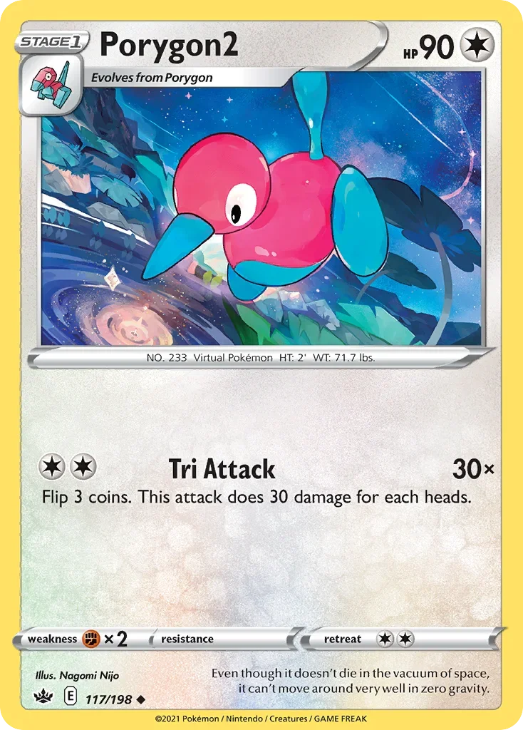 117/198 from Chilling Reign Uncommon Pokemon Card