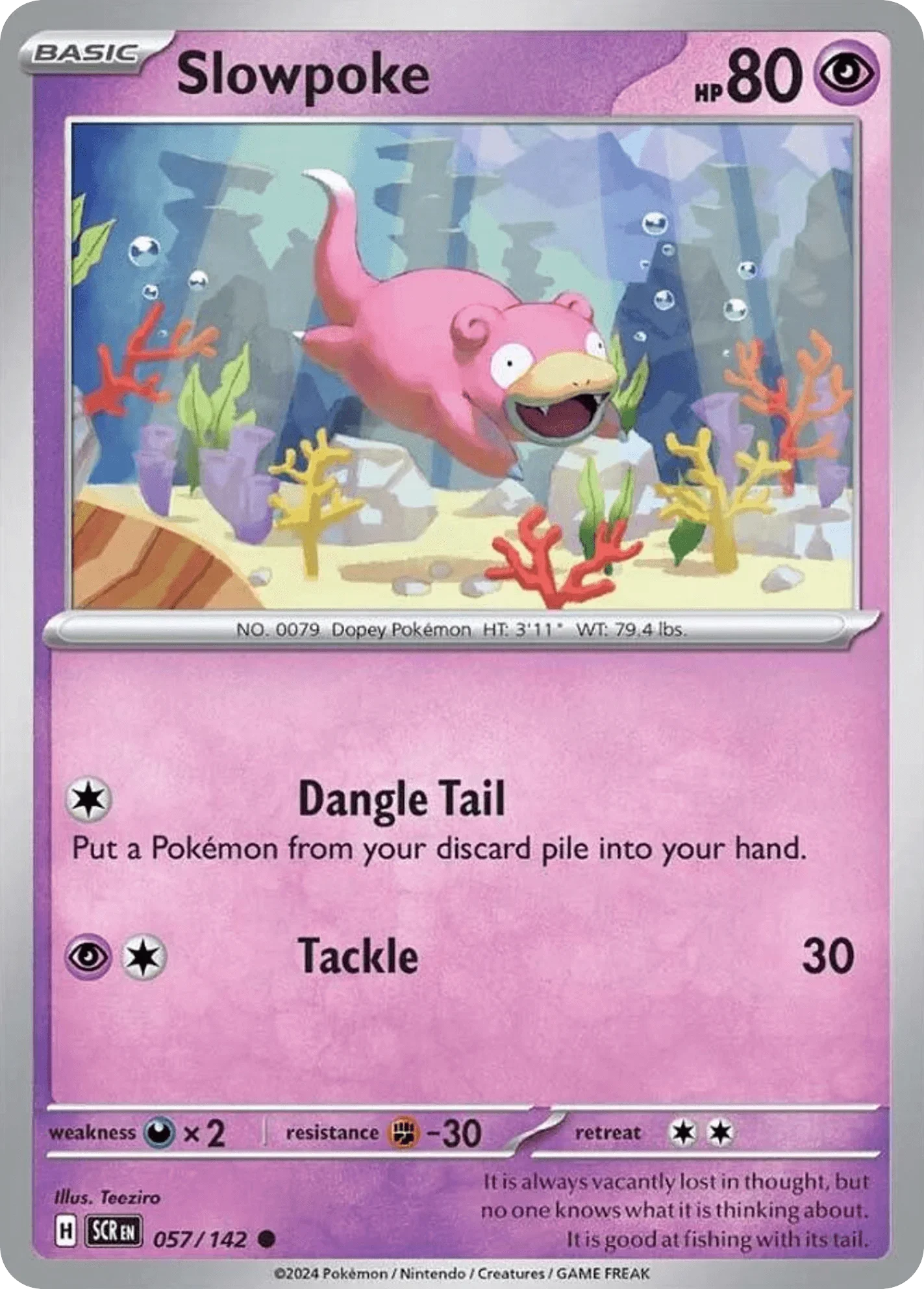 057/142 from Stellar Crown Card List Common Pokemon Card