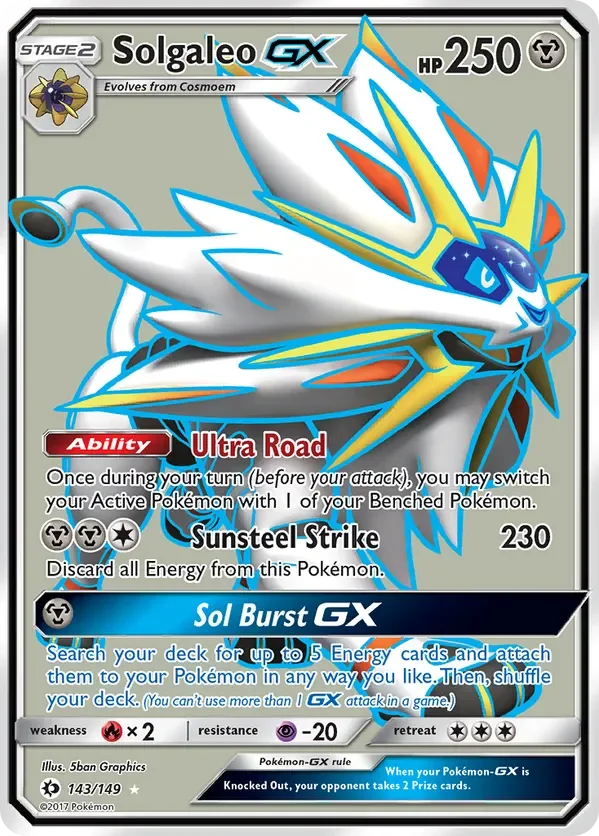 143/149 from Sun & Moon Base Full Art Pokemon Card