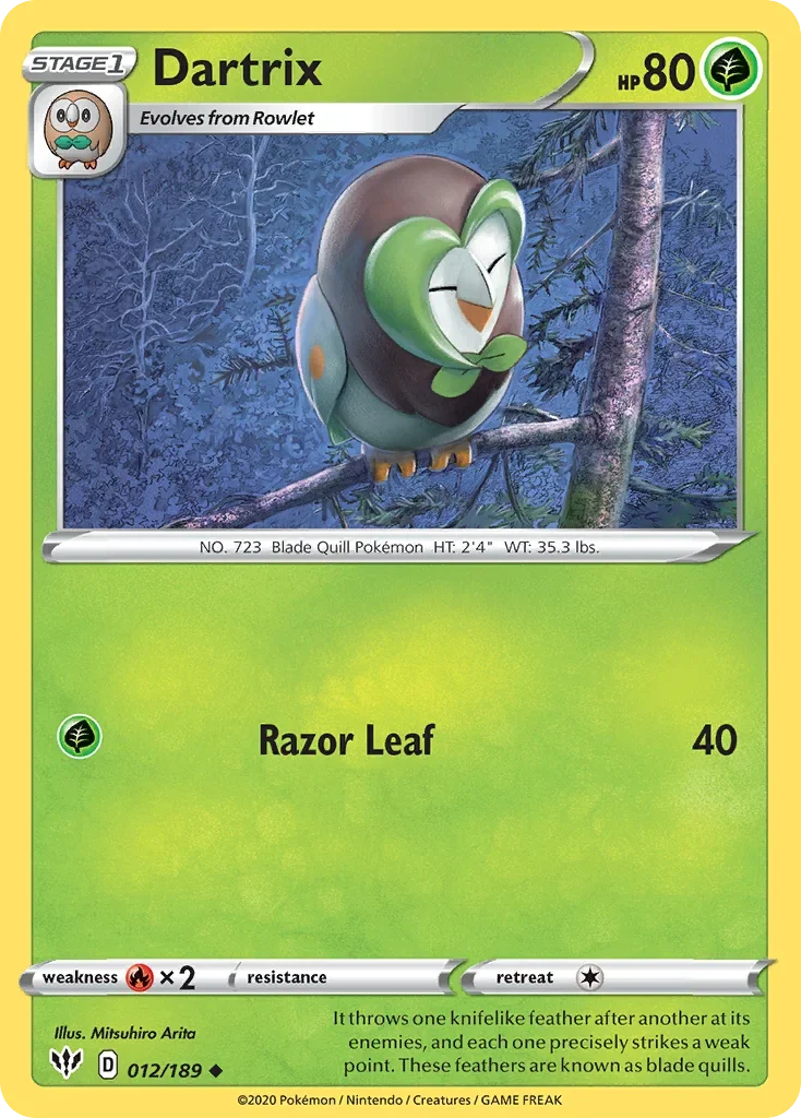 012/189 from Darkness Ablaze Uncommon Pokemon Card